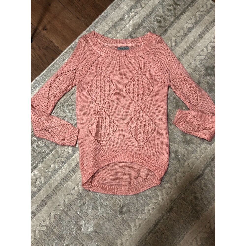 Olivia Sky Woman's Pink Sweater Size Small